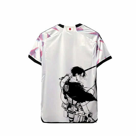 JAPAN ANIME 2022/23 AOT LEVI SHIRT - LIMITED EDITION JERSEY - Jenzo Anime